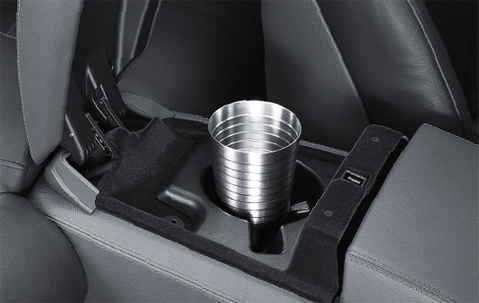 Genuine Rear Center Console Drink/Cup Holder 51 16 7 129 347
