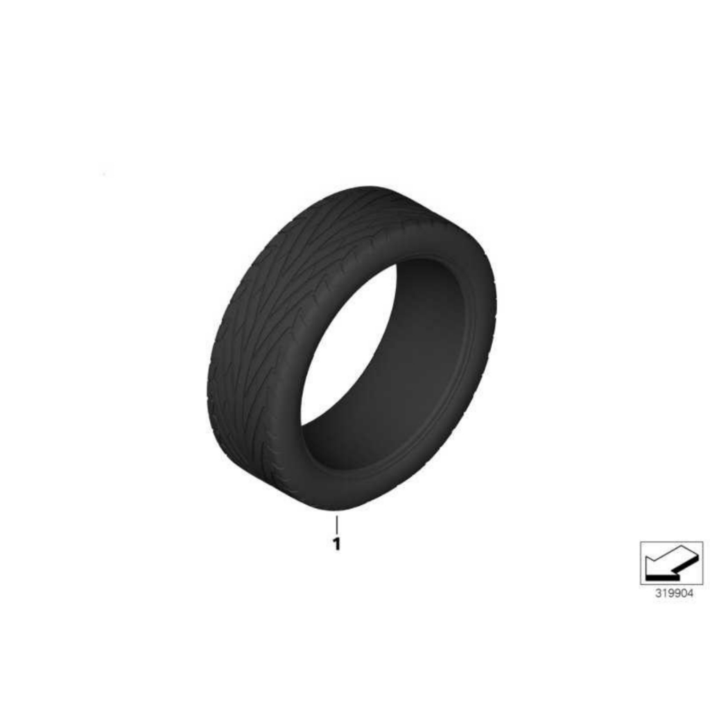 Genuine 20" Tyre By Bridgestone Potenza S001 215/45R20 95W 36 12 2 352 656