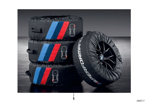 Genuine M Performance Tyre Bags 36 13 2 461 758