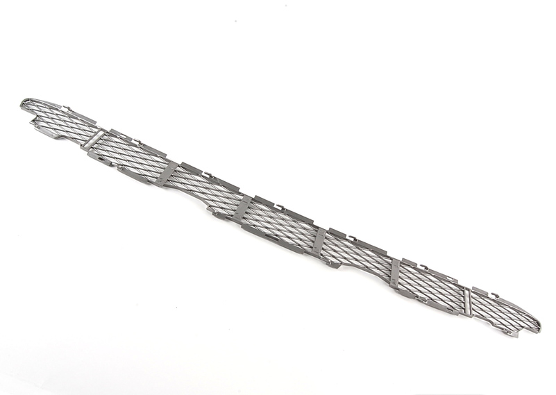 Genuine Front Lower Bumper Grille Panel Trim Titanium 51 11 7 123 956