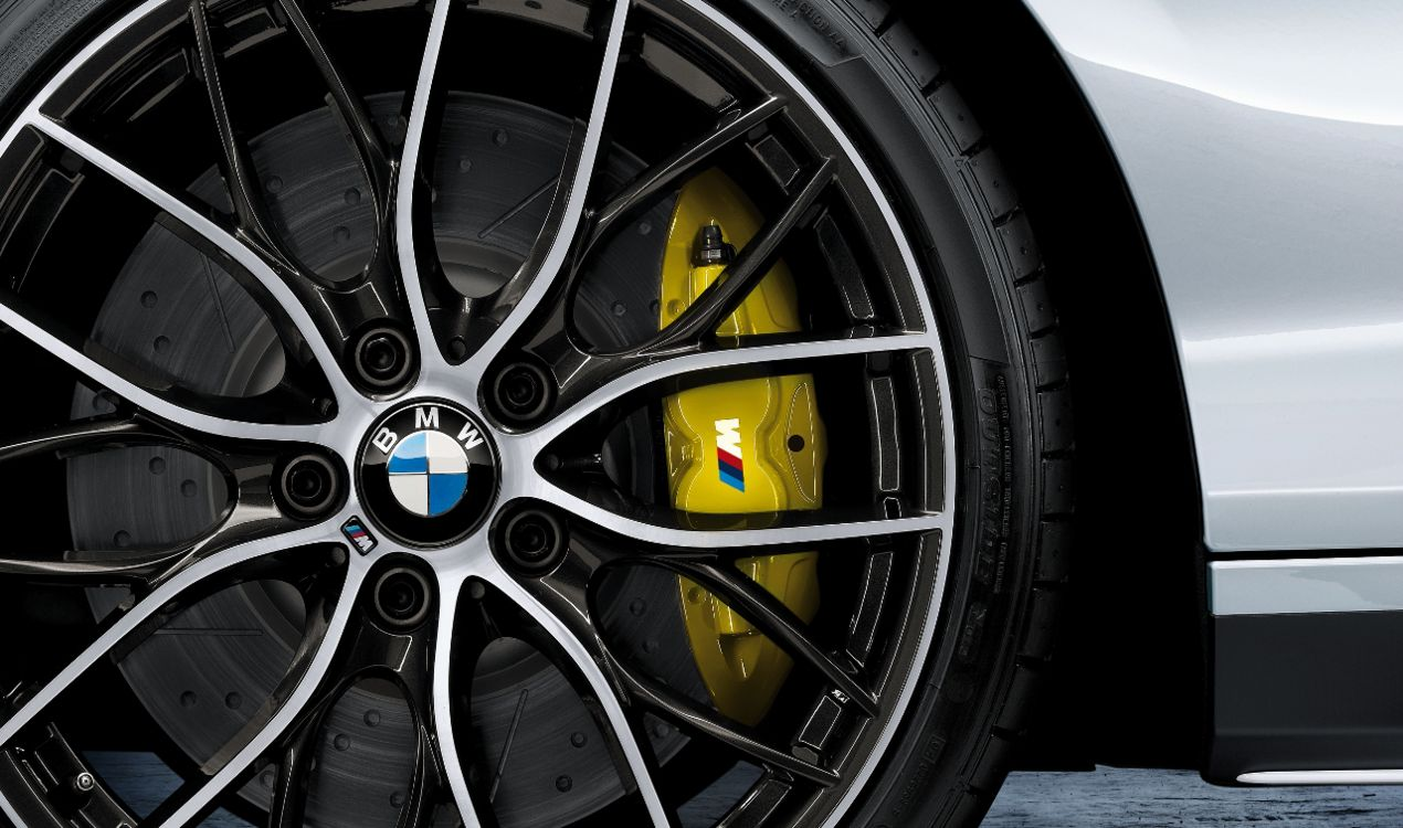 Genuine M Performance Front Rear Sport Brake Retrofit Kit Yellow 34 11 2 450 469