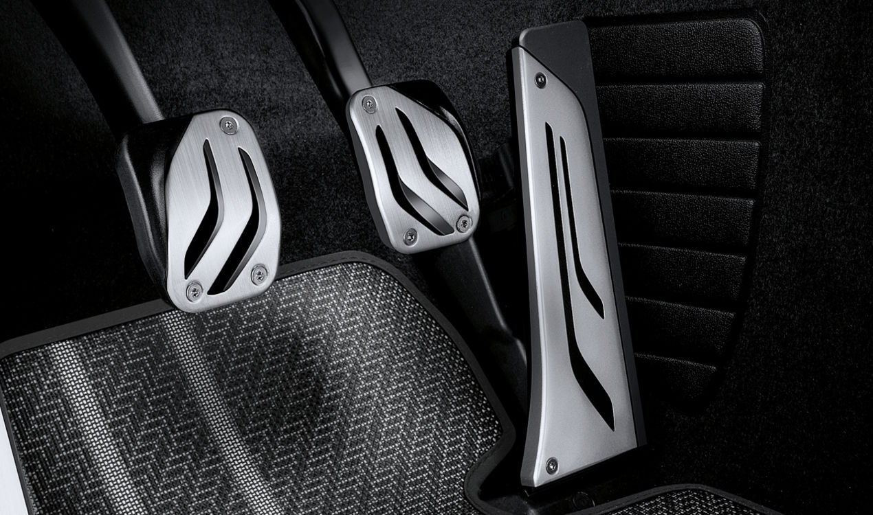 Genuine M Performance Stainless Steel Pedals Supports