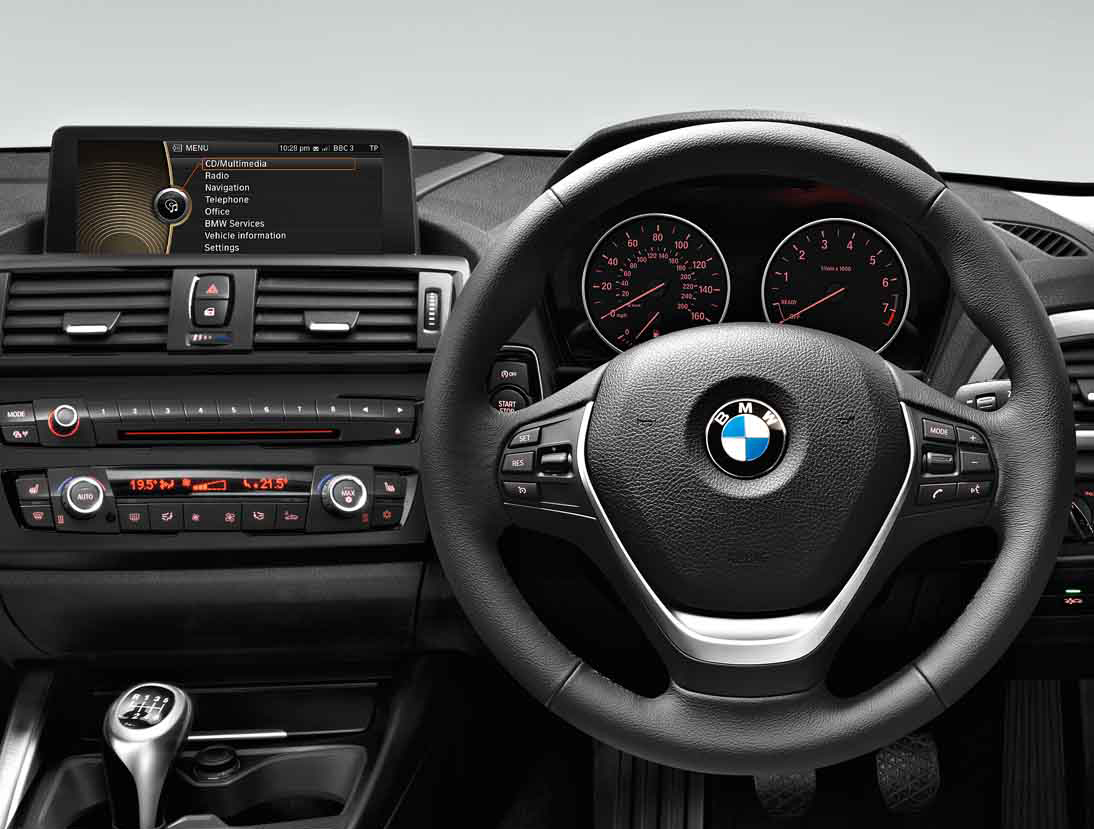 Genuine Steering Wheel Cover Trim Black/Chrome 32 30 6 854 776