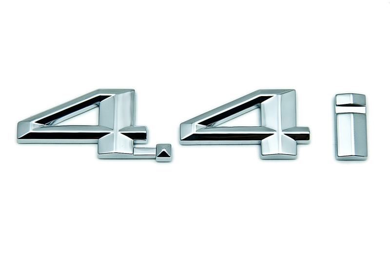 Genuine "4.4i" Self-Adhesive Sticker Badge Emblem Right 51 14 7 008 543