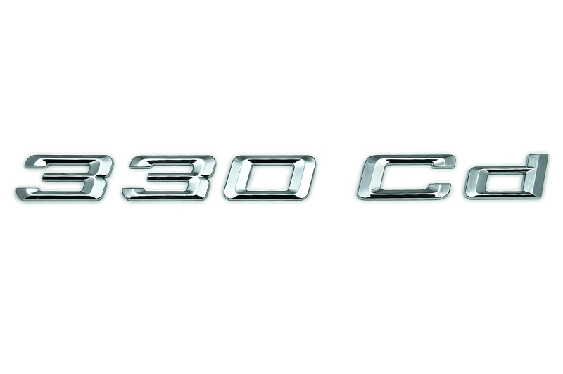 Genuine "330Cd" Self-Adhesive Sticker Badge Emblem 51 14 7 075 837