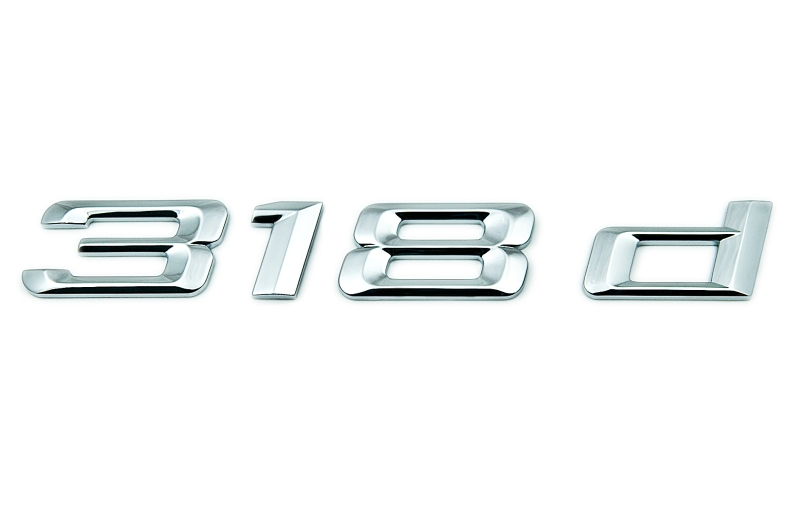 Genuine "318d" Self-Adhesive Sticker Badge Emblem 51 14 7 157 554