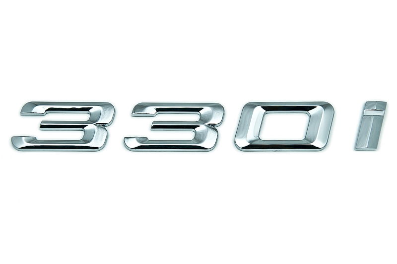 Genuine "330i" Adhesive Sticker Badge Emblem 51 14 7 166 214