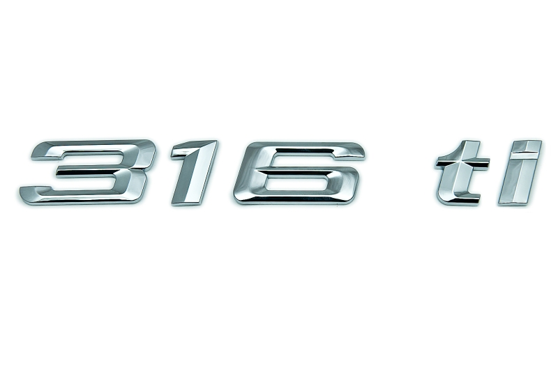 Genuine "316ti" Self-Adhesive Sticker Badge Emblem 51 14 7 025 180