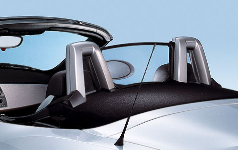 Genuine Headrest Roll Bar Trim Cover Rear Right Silver 51 43 7 055 440