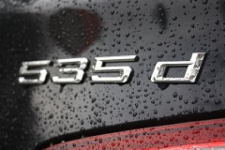 Genuine "535 d" Lettering Emblem Badge
