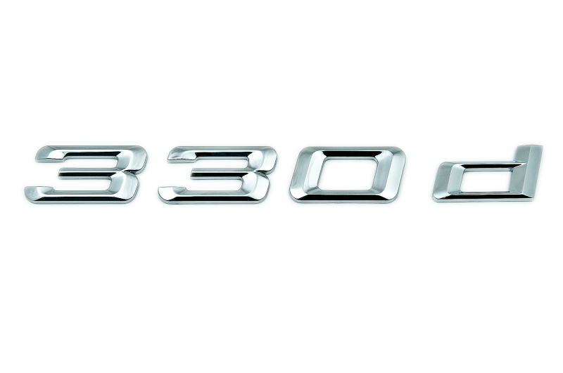 Genuine "330d" Adhesive Sticker Badge Emblem 51 14 7 166 216