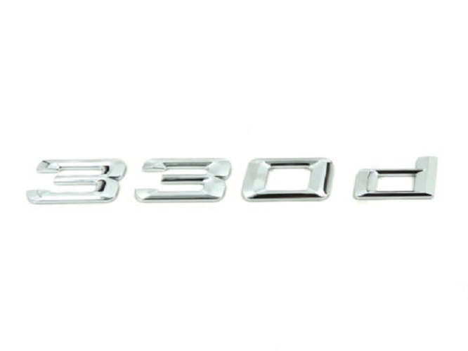 Genuine '330D' Trunk Boot Lid Emblem Lettering Badge Label 51 14 7 270 816