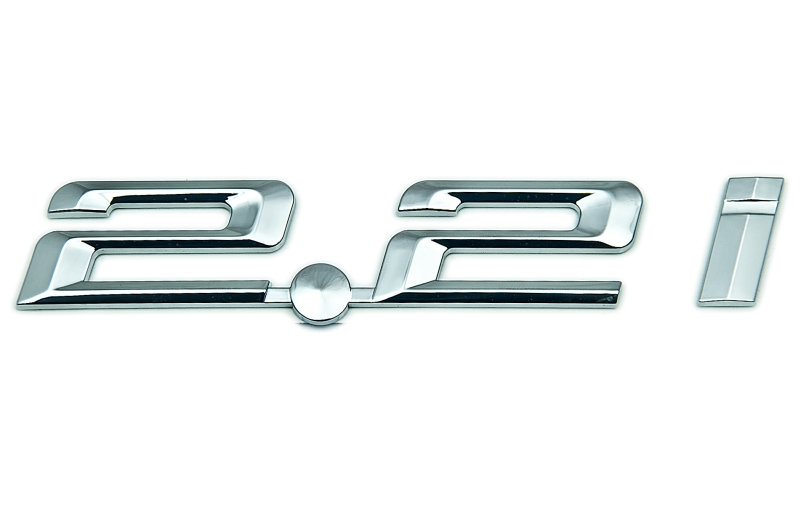 Genuine "2.2" Self-Adhesive Sticker Boot/Trunk Badge Emblem 51 14 8 413 708