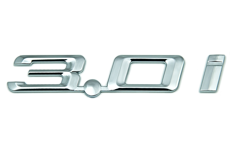 Genuine "3.0" Self-Adhesive Sticker Boot/Trunk Badge Emblem 51 14 8 413 710