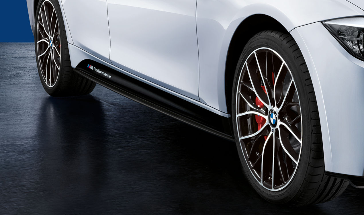 Genuine M Performance Right Side Skirt Extension Black Matt 51 19 2 291 404