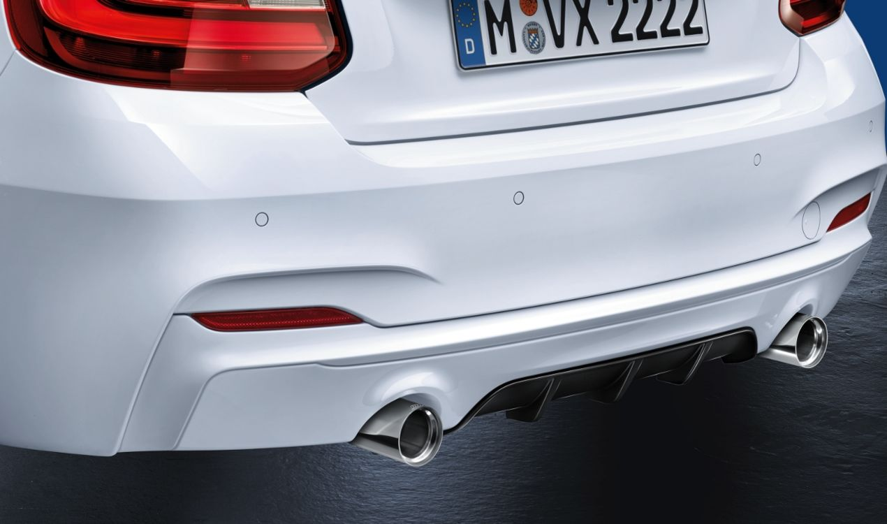 Genuine M Performance Rear Diffuser Black Matt 51 19 2 343 354