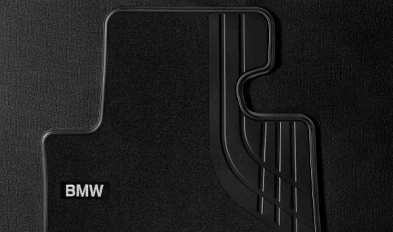 Genuine Front Floor Mats Textile Black