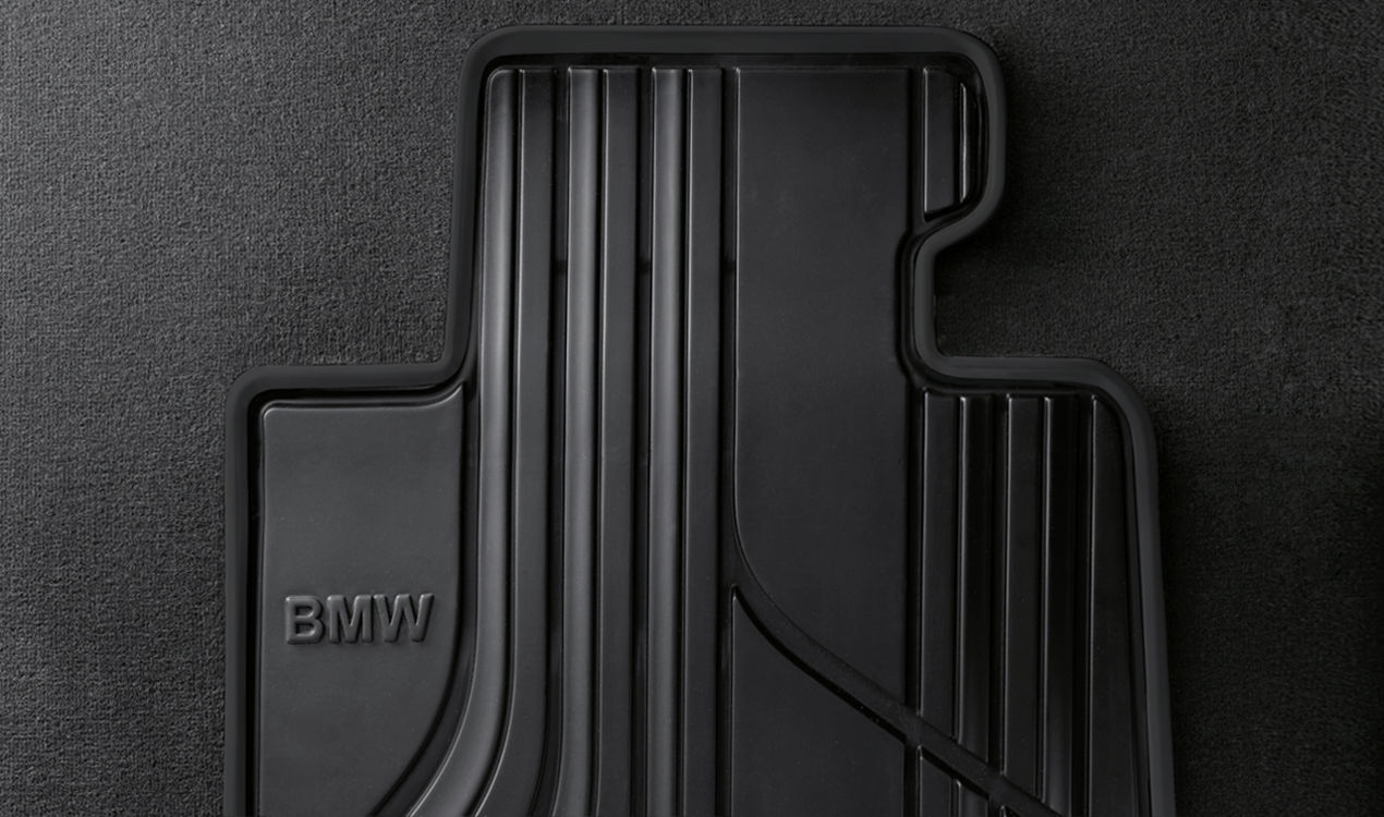 Genuine All-Weather Rubber Front Car Floor Mats Black 51 47 2 339 778