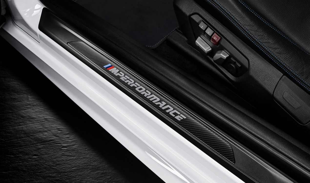 Genuine M Performance Door Sill Trim Finisher Carbon Fibre 51 47 2 457 829