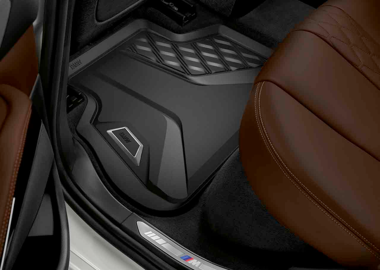 Genuine Rear Floor Mats All-Weather Rubber 51 47 2 458 552