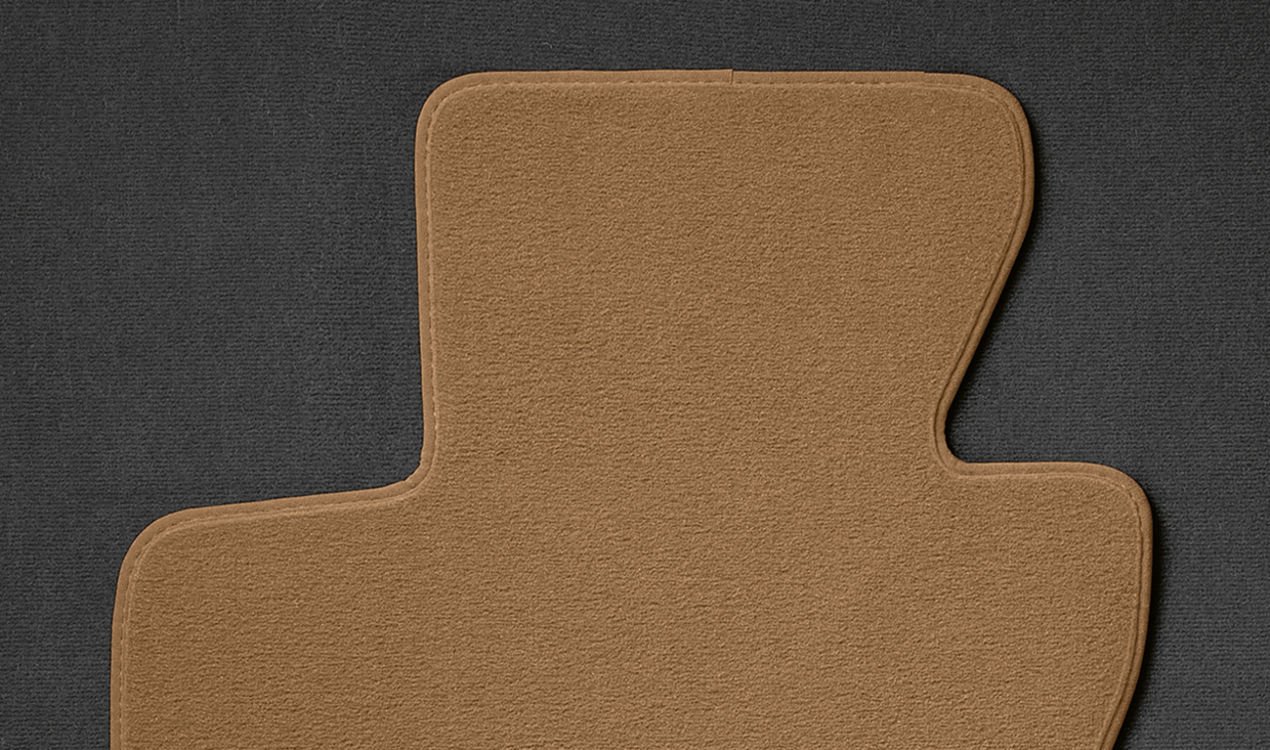 Genuine Car Floor Mats Set Velour Brown 51 47 9 117 350