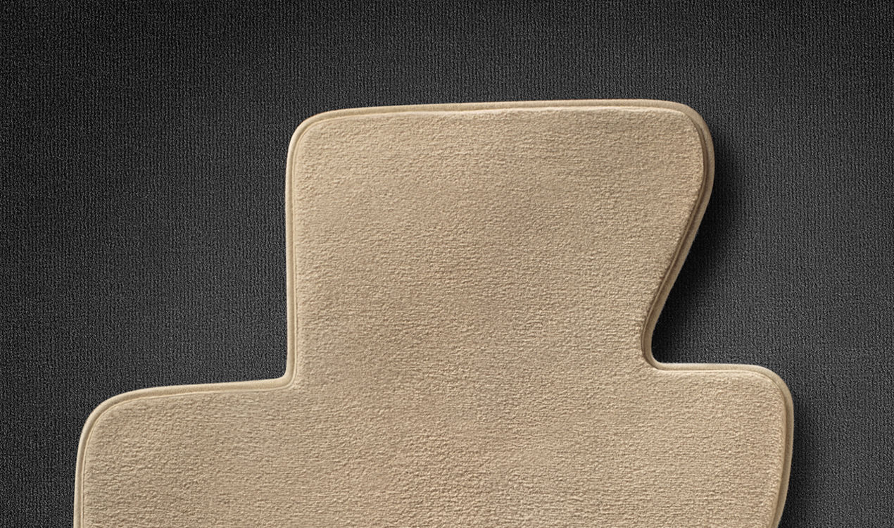 Genuine Car Floor Mats Set Velour Beige 51 47 9 118 633