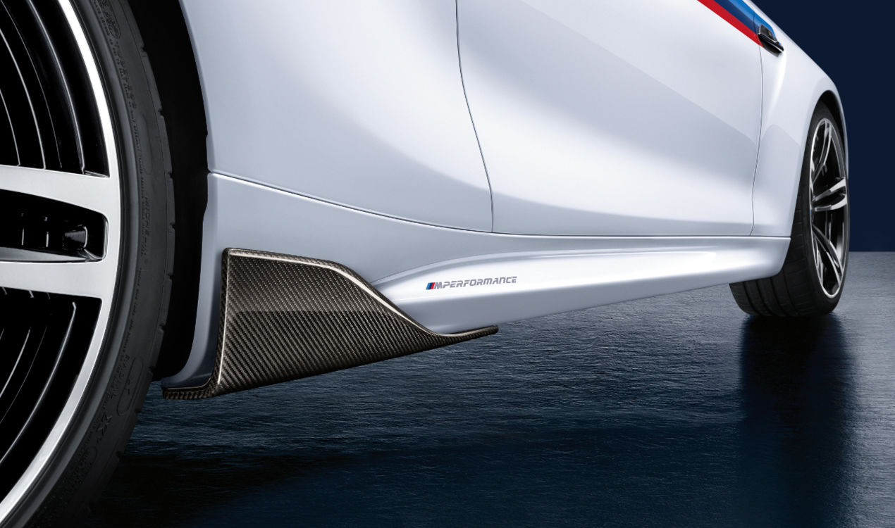Genuine M Performance Left Side Skirt Extension Carbon 51 19 2 365 985