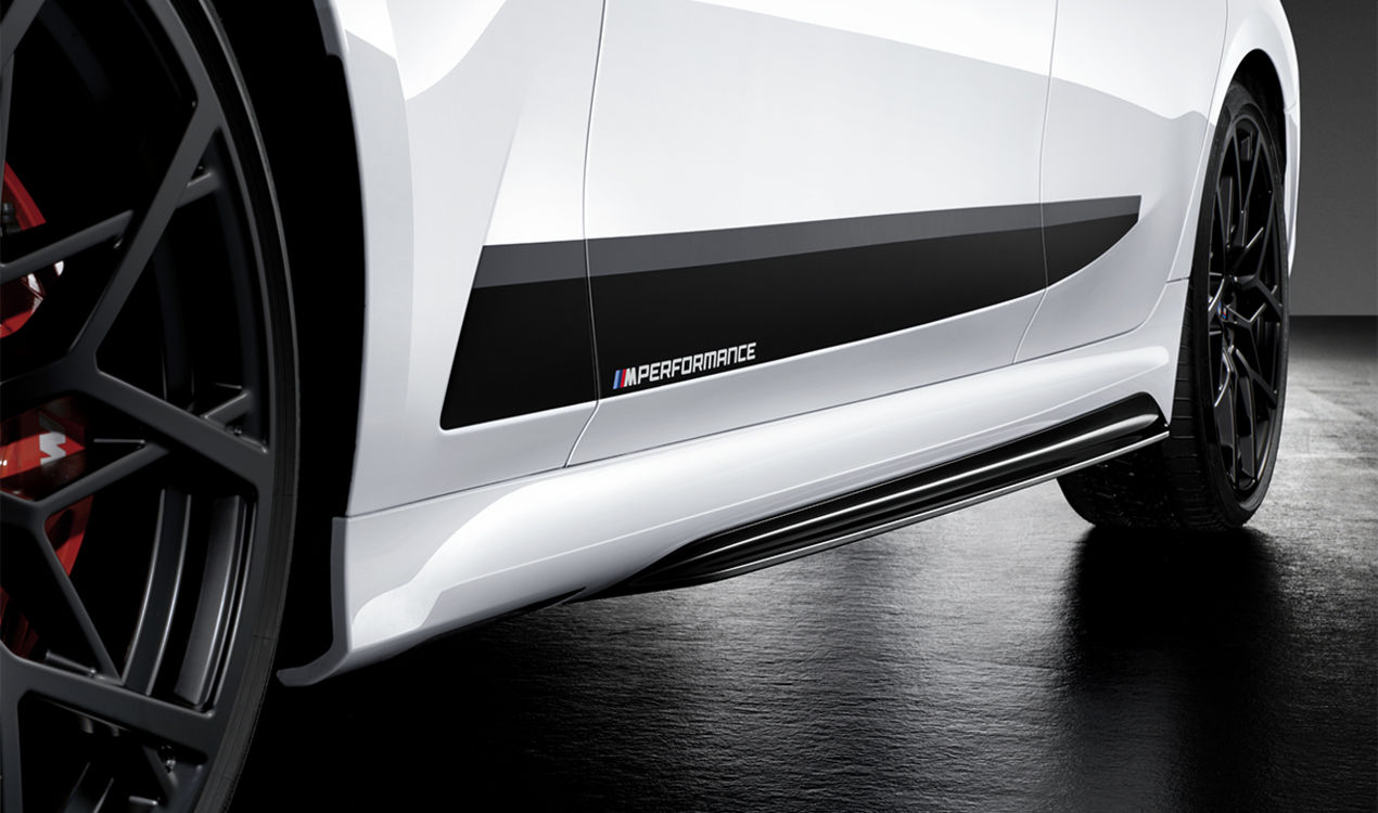 Genuine M Performance Left Sill Attachment Black High Gloss 51 19 2 455 897