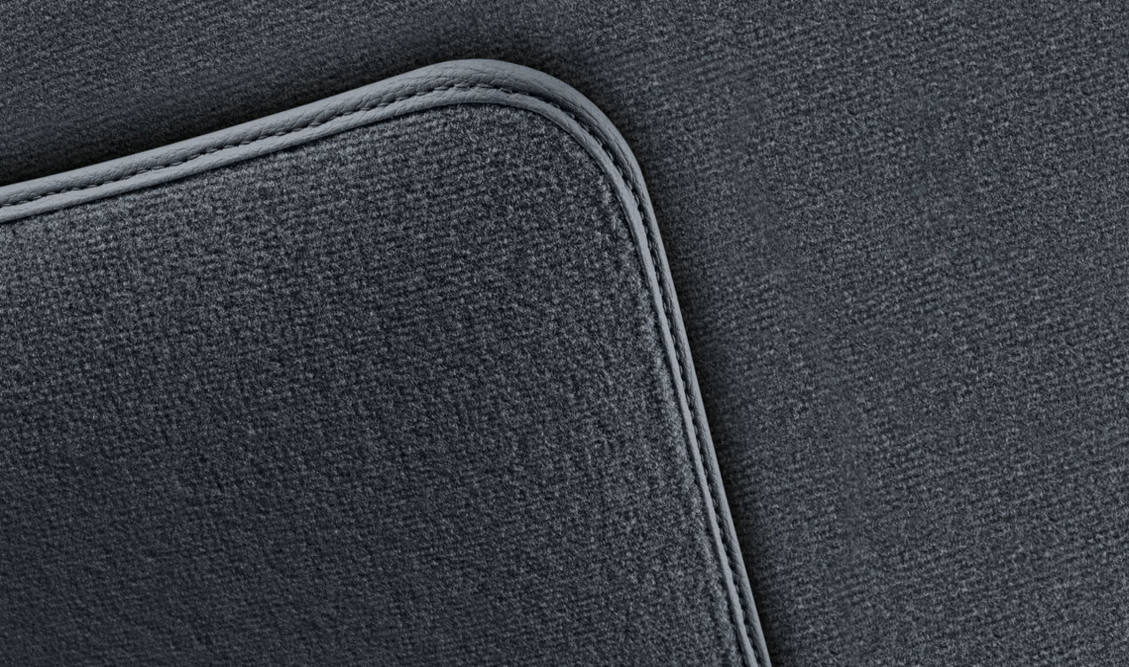 Genuine Floor Mats Velours Carpets Front + Rear Set Black RHD 51 47 7 449 445