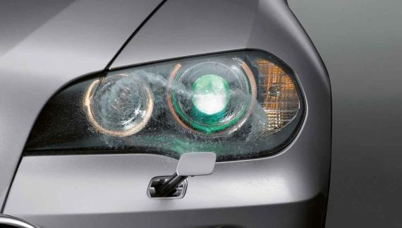 Genuine Front Left Headlight Washer Jet Cover 51 65 7 199 141