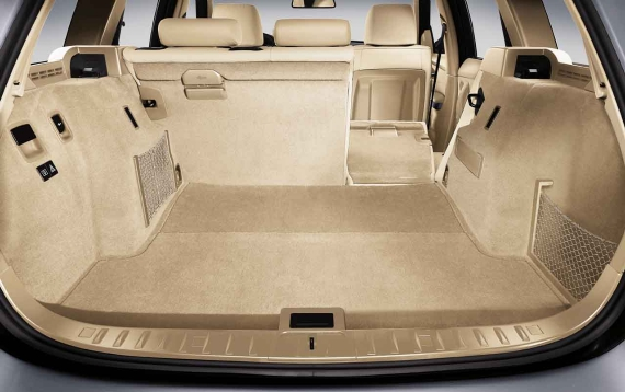 Genuine Boot/Trunk Floor Luggage Carpet Mat Beige 51 47 7 156 608