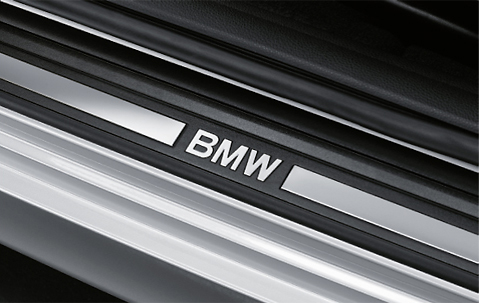 Genuine Door Sill Strip Chrome Left 51 47 7 180 739