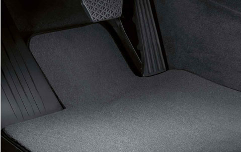 Genuine Car Floor Mats Set Velour Grey 51 47 7 250 432