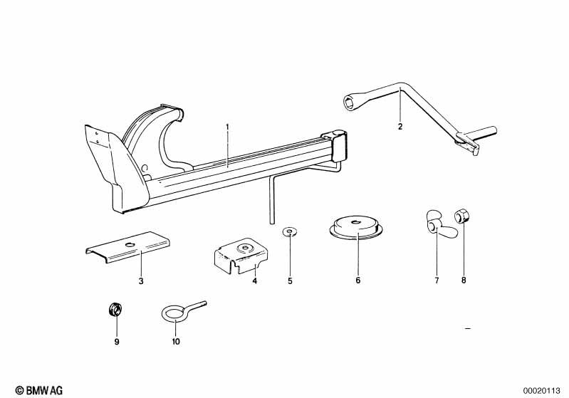 Genuine Wing Nut M8 07 11 9 924 040