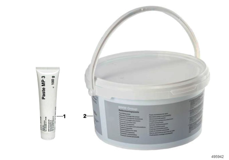 Genuine Assembling Paste MP 3 100g 07 55 9 062 476