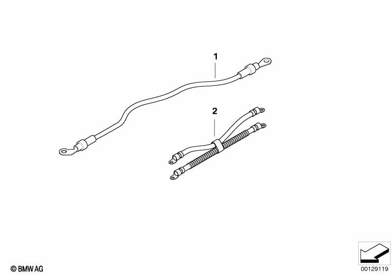 Genuine Auxiliary/Flow Heater Electrical Ground Cable/Lead/Wire