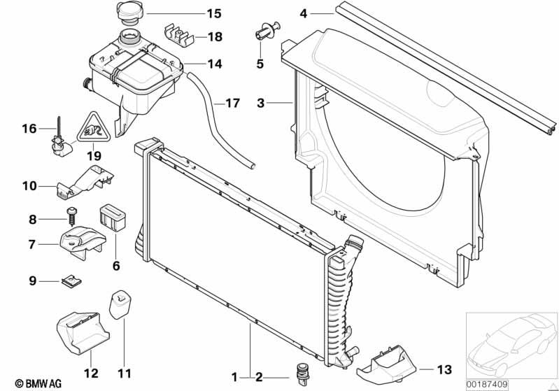 Genuine Radiator 17 11 2 247 345
