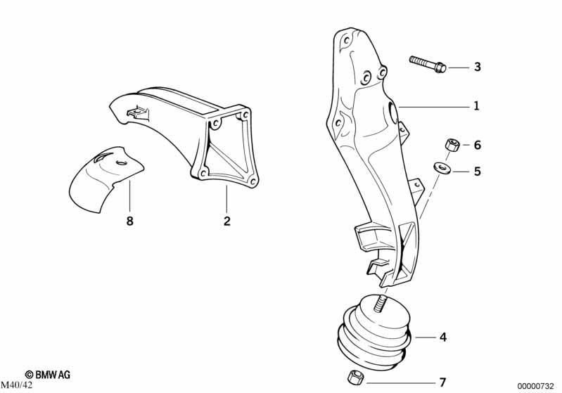 Genuine Flange Nut M10 22 11 6 779 973