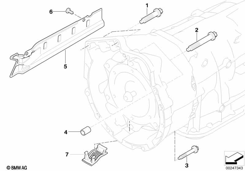 Genuine Gearbox Heat Resistant Plate 24 00 7 564 912