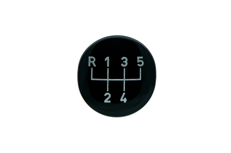 Genuine 5-Speed Gear Knob Badge Emblem Black 25 11 1 221 611
