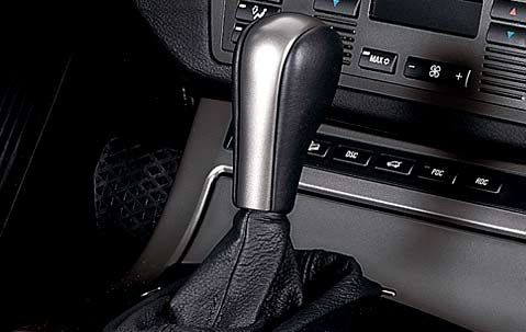Genuine Leather Gear Stick Knob Metallic 25 16 7 528 405