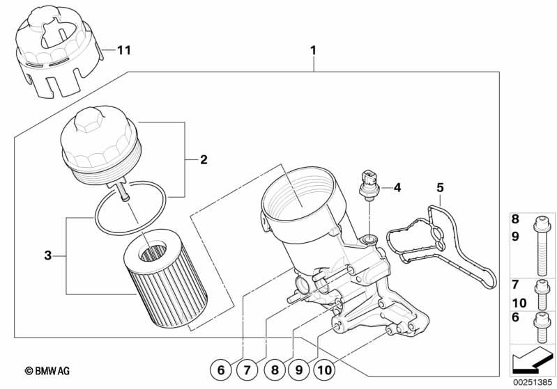 Genuine Oil Filter Cover Cap