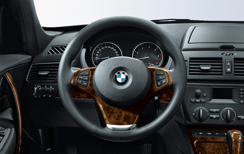 Genuine Steering Wheel Cover Trim Poplar Wood 32 30 0 414 192