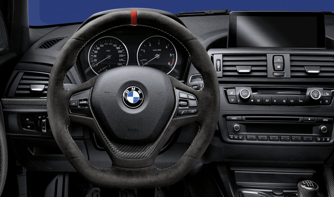 Genuine M Performance Steering Wheel Alcantara Carbon Fibre Trim 32 30 2 230 190