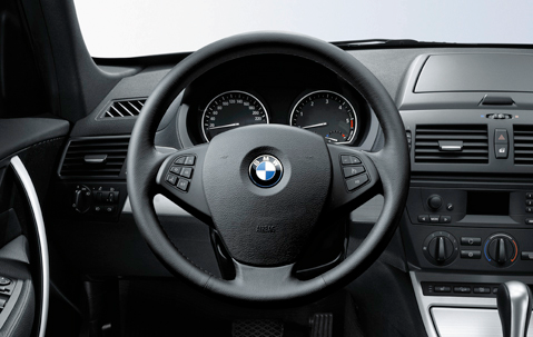 Genuine Steering Wheel Left Trim Cover Black 32 30 3 455 489