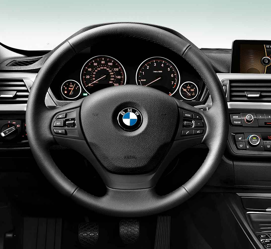 Genuine Steering Wheel Cover Trim Black 32 30 6 854 772