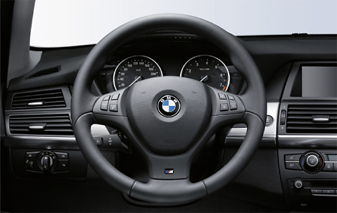Genuine M Steering Wheel Cover Trim Black 32 30 7 842 606