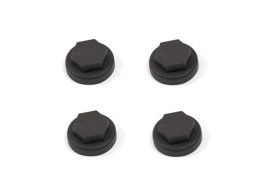 Genuine Wheel Bolt Lock Cover Cap Set x4 Black 36 13 6 752 592