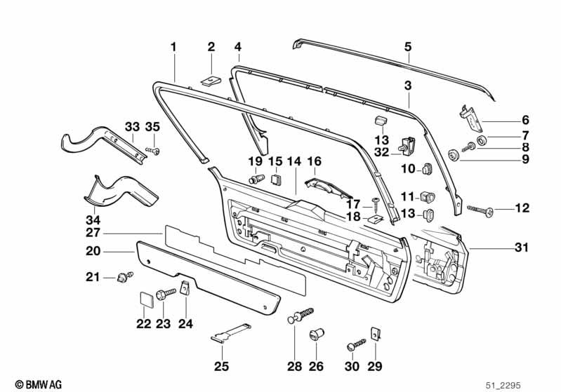Genuine Tool Box Holding Strap 51 49 8 120 980