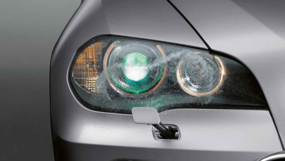 Genuine Front Right Headlight Washer Jet Cover 51 65 7 199 142